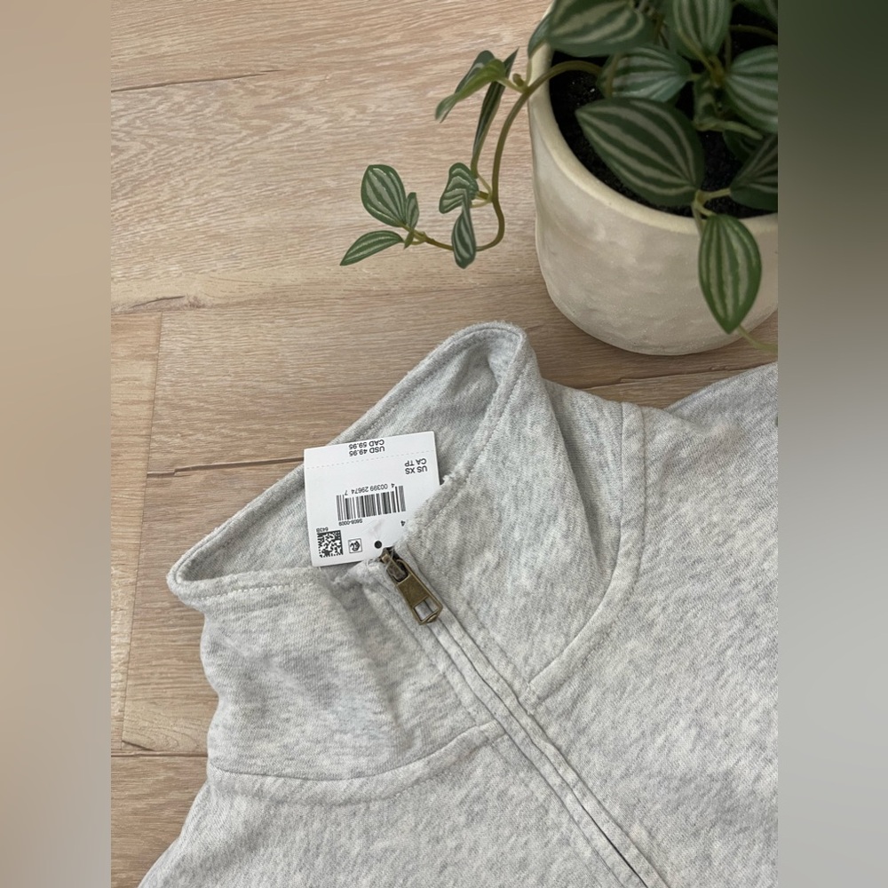 NWT American Eagle Quarter Zip Pullover Sweatshirt - Picture 4 of 6